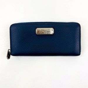 Marc by Marc Jacobs Blue New Q Slim Zip Wallet